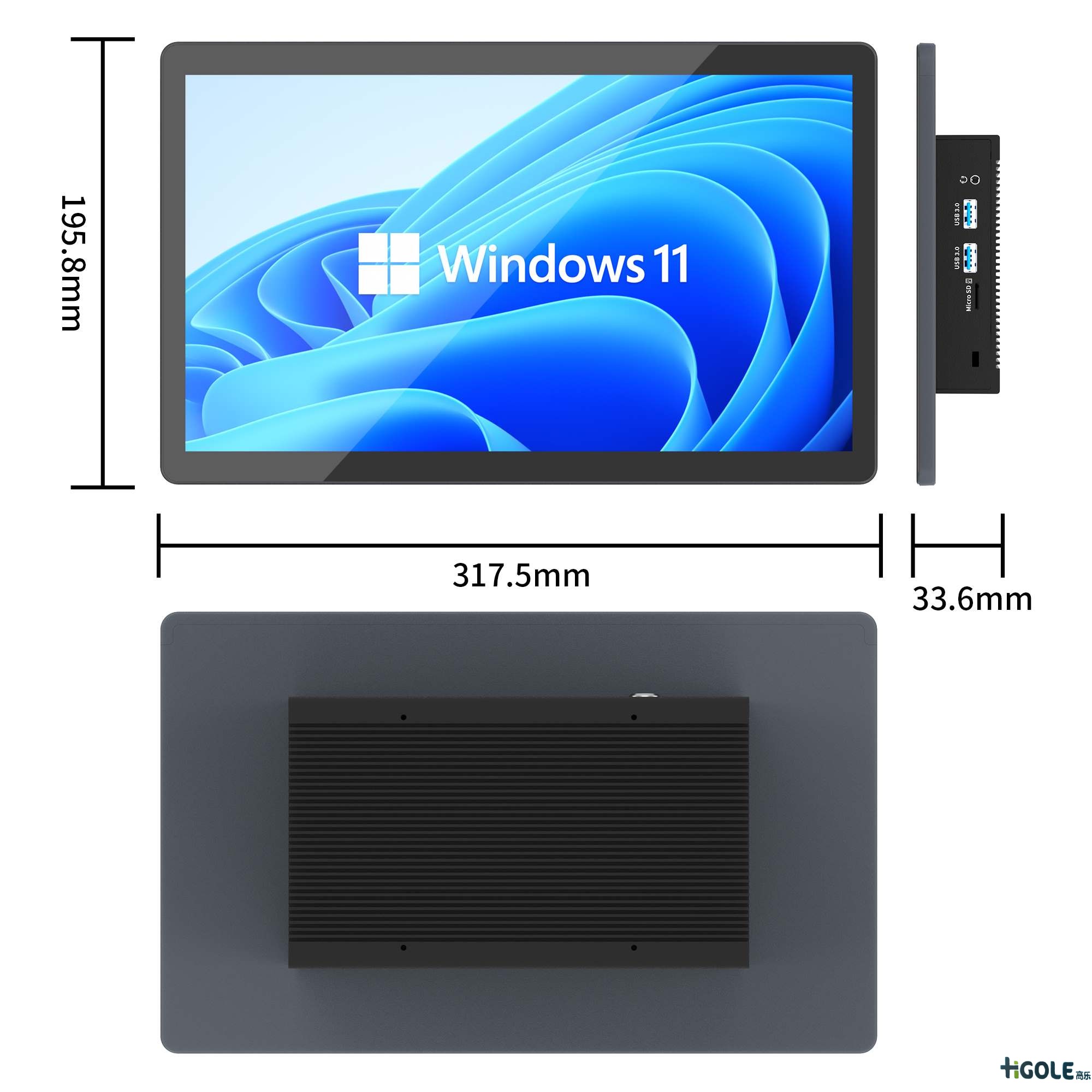 13.3寸工業一體機電腦 13.3寸工業一體機電腦